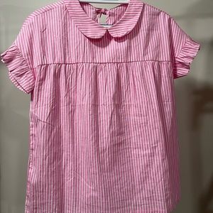 Striped Collar Shirt